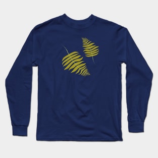 Two Ferns - Nature Illustration Long Sleeve T-Shirt